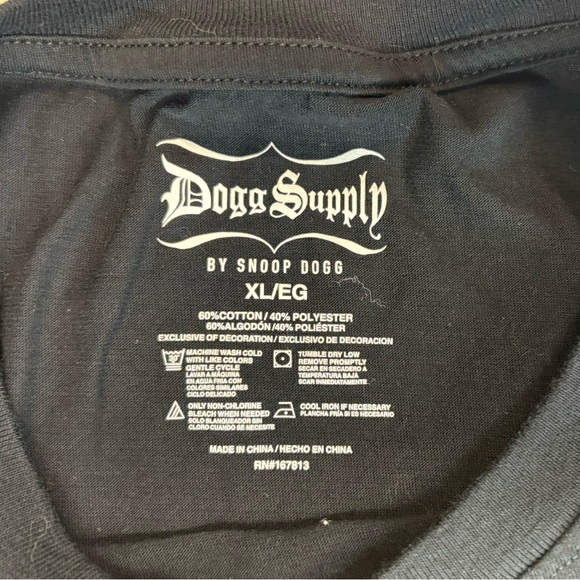 Snoop Dogg Black Graphic T-Shirt XL - Picture 2 of 3